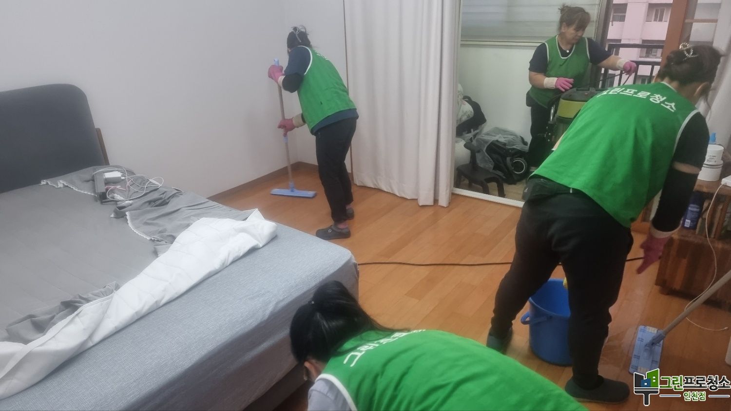 인천 아파트 유리파편 제거 청소 사례