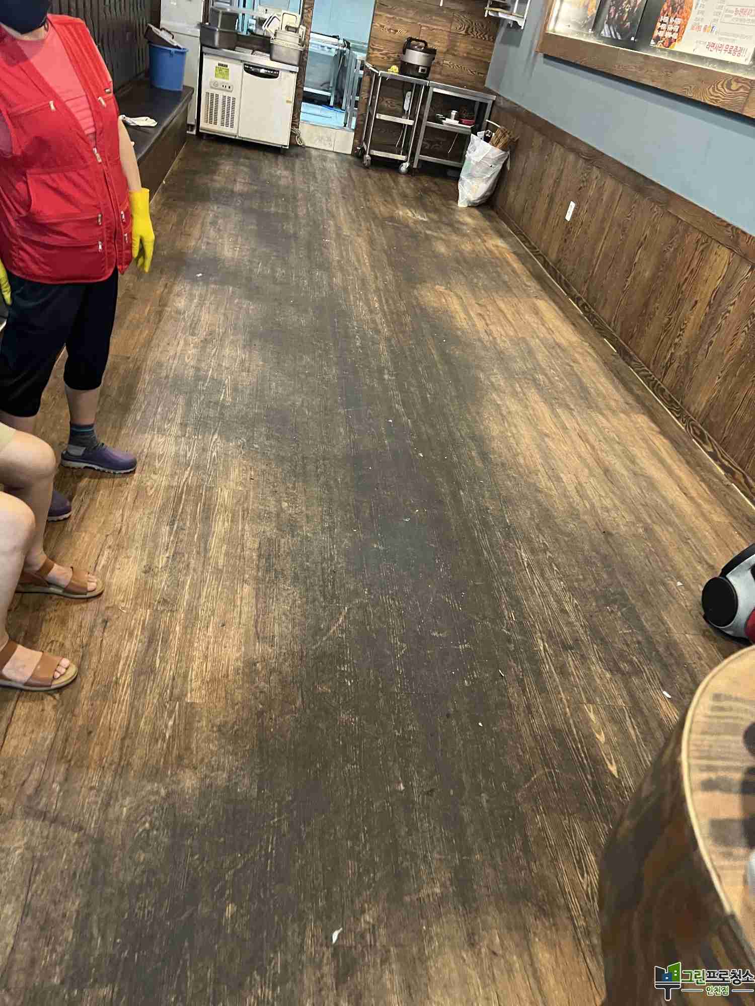 인천 음식점 주방 청소 과정 예시