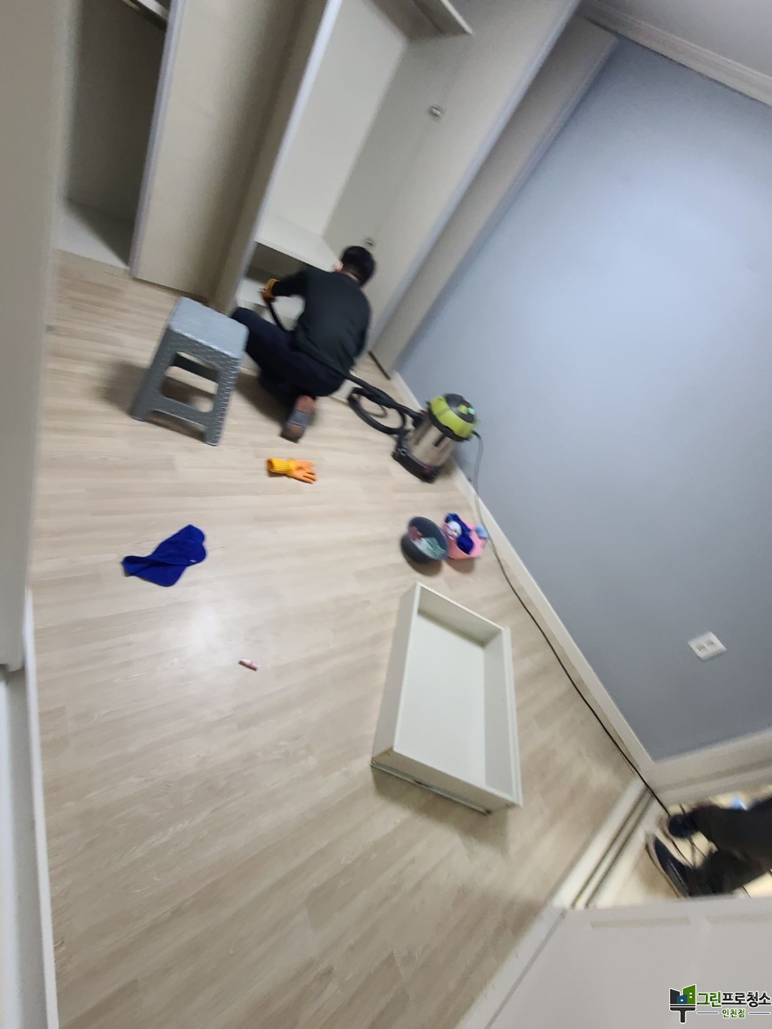 인천 아파트 입주 전 청소 모습